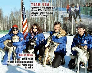 USA Skijor Relay Team #3