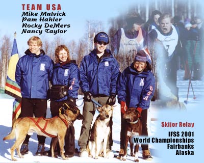 USA Skijor Relay Team #4