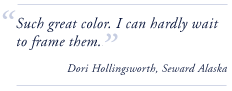 "Such great color"