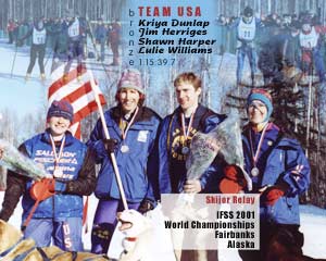 USA Skijor Relay Team #1